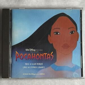 Pocahontas Original Disney Soundtrack CD 1995 Alan Menken Stephen Schwartz